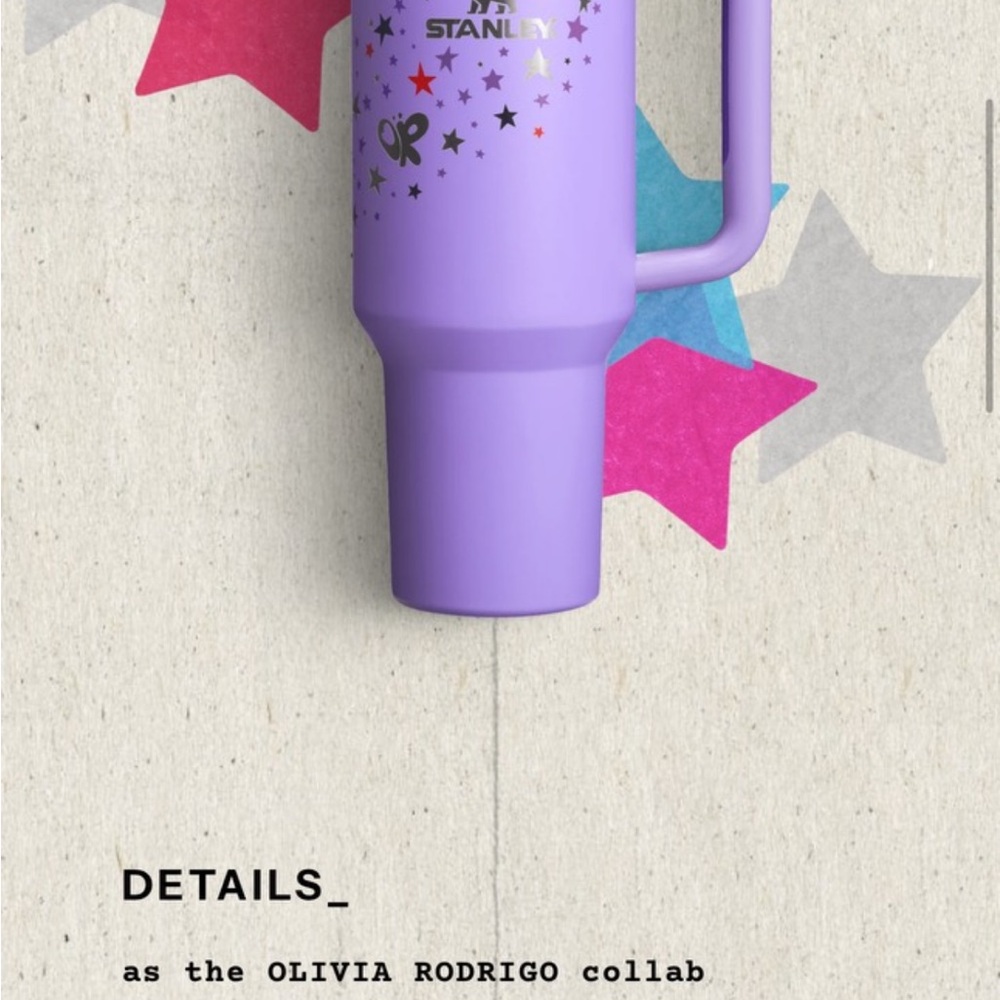 Olivia Rodrigo X Stanley Limited
Edition 40oz Tumbler Cup, new in box
